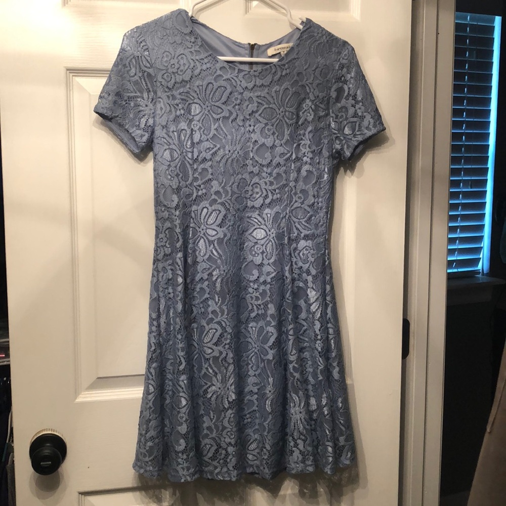 Light blue short dress